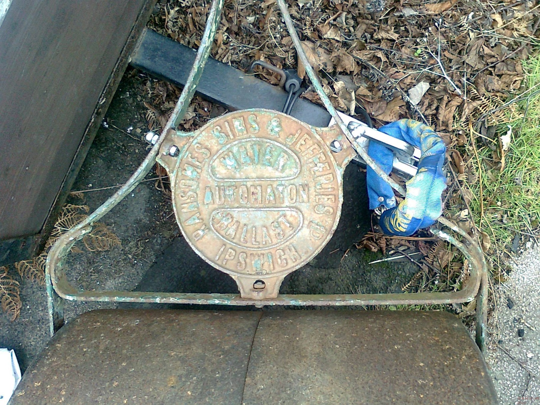 Ransome Sims and Jefferies Automaton Roller Nameplate