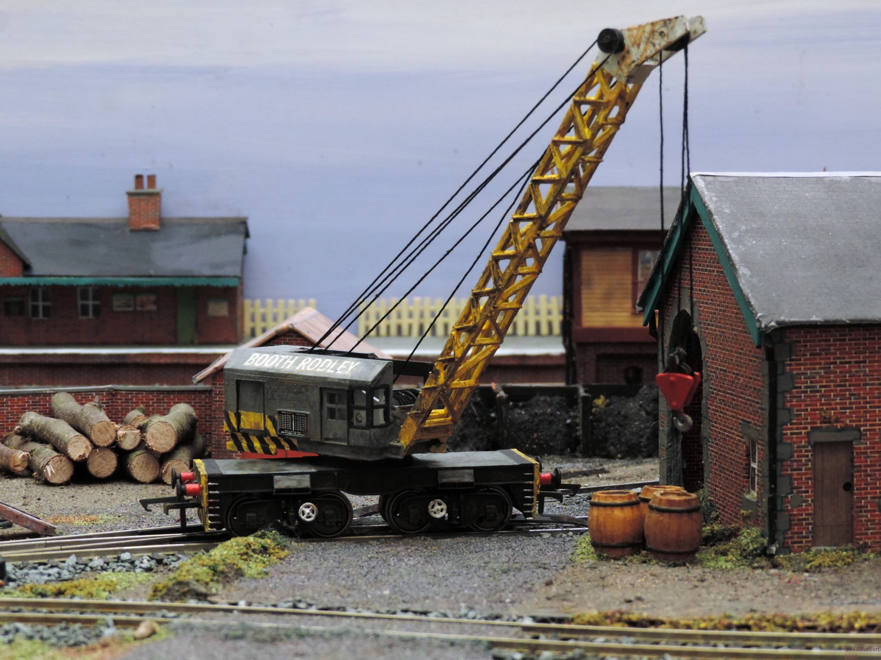 Booth Rodley 15T crane, Dapol Airfix model.